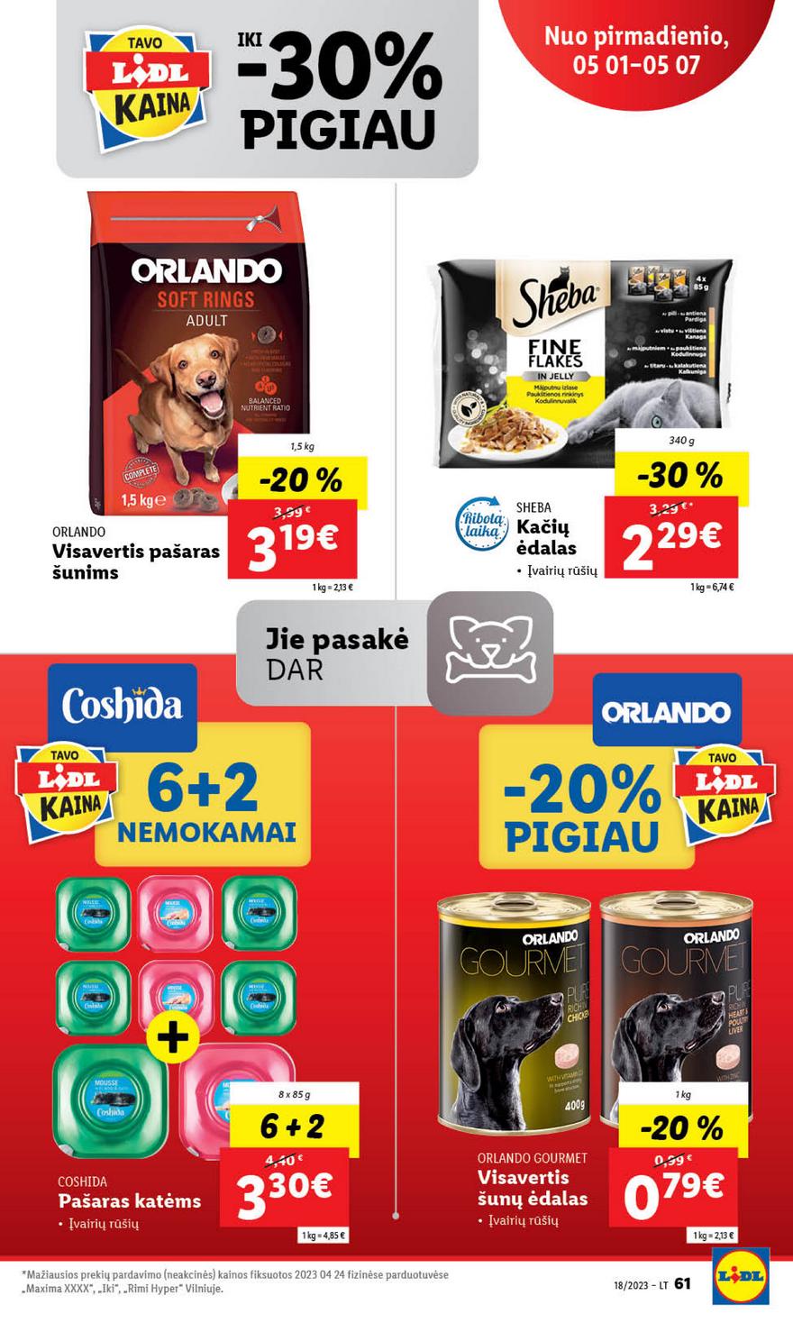 Lidl pasiūlymai akcijos nuo 
  2023-05-01 iki 
  2023-05-07 | Leidinukas.lt puslapis 61