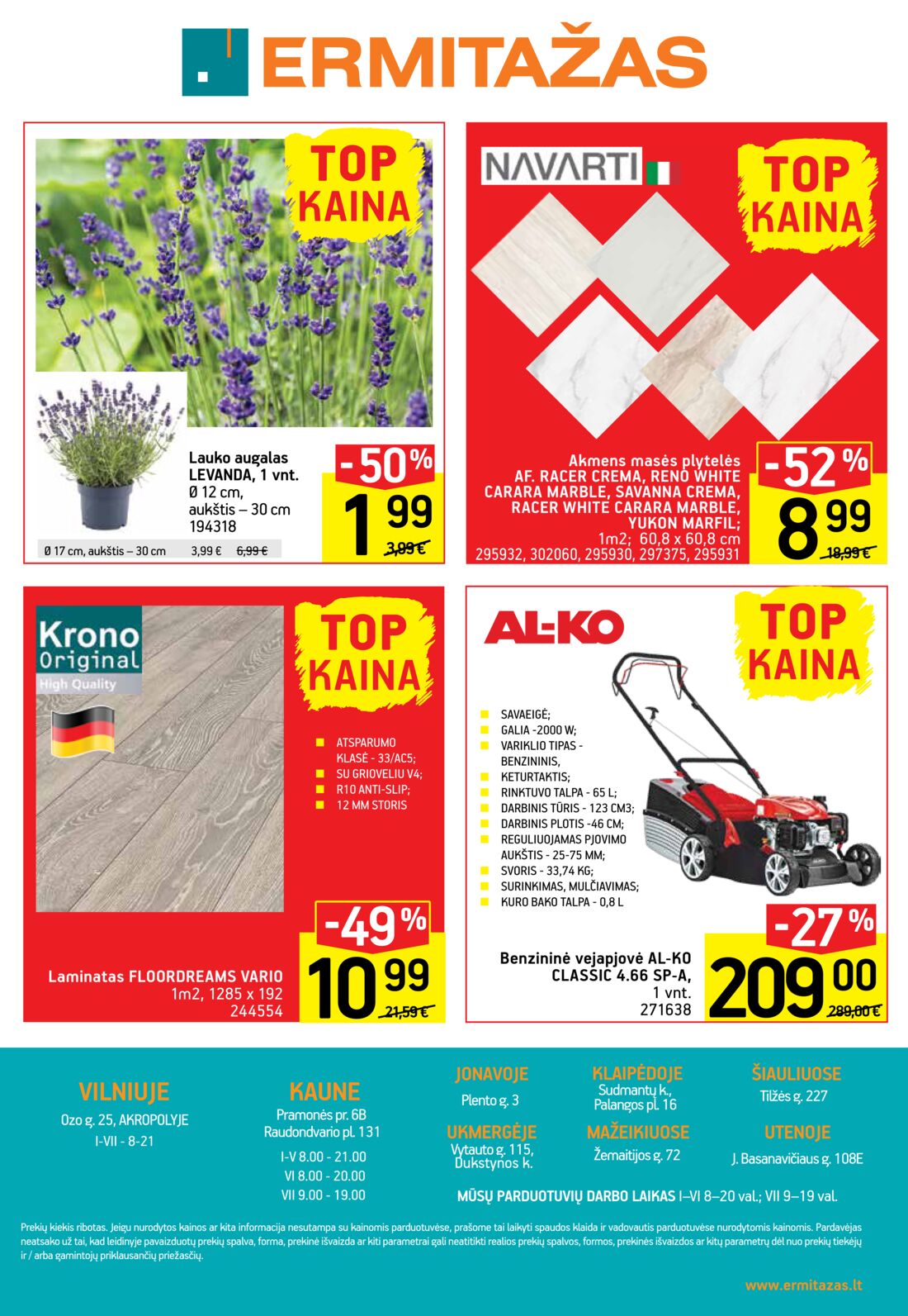 Ermitažas leidinys akcijos nuo 
  2020-05-26 iki 
  2020-06-15 | Leidinukas.lt puslapis 32