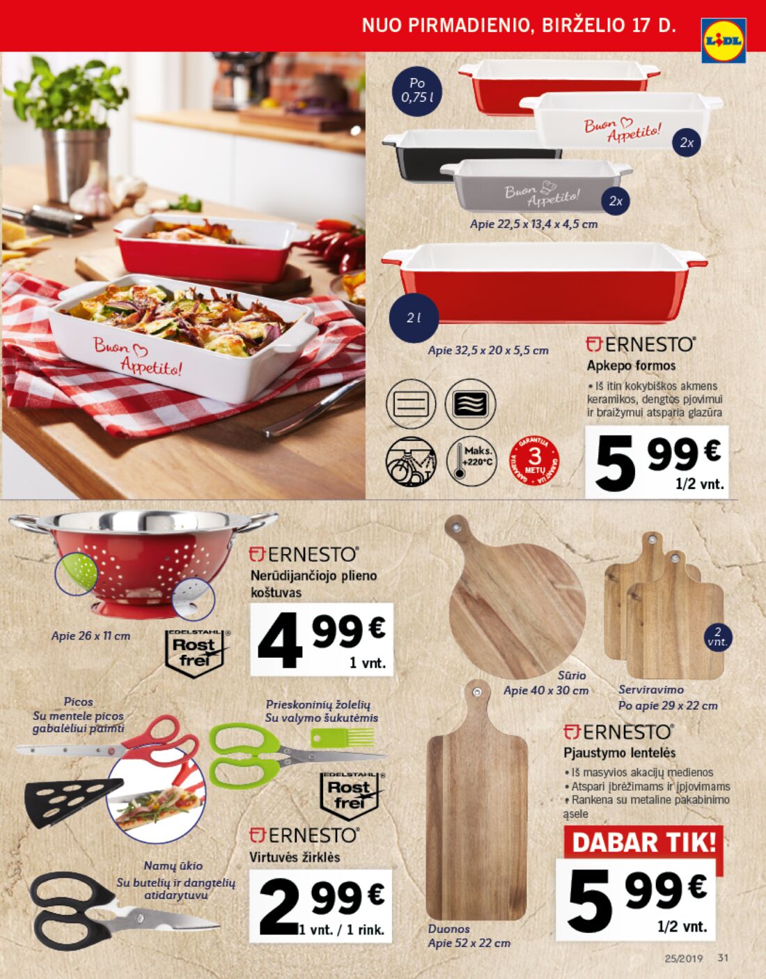 Lidl savaitinis leidinys akcijos nuo 
  2019-06-17 iki 
  2019-06-23 | Leidinukas.lt puslapis 31