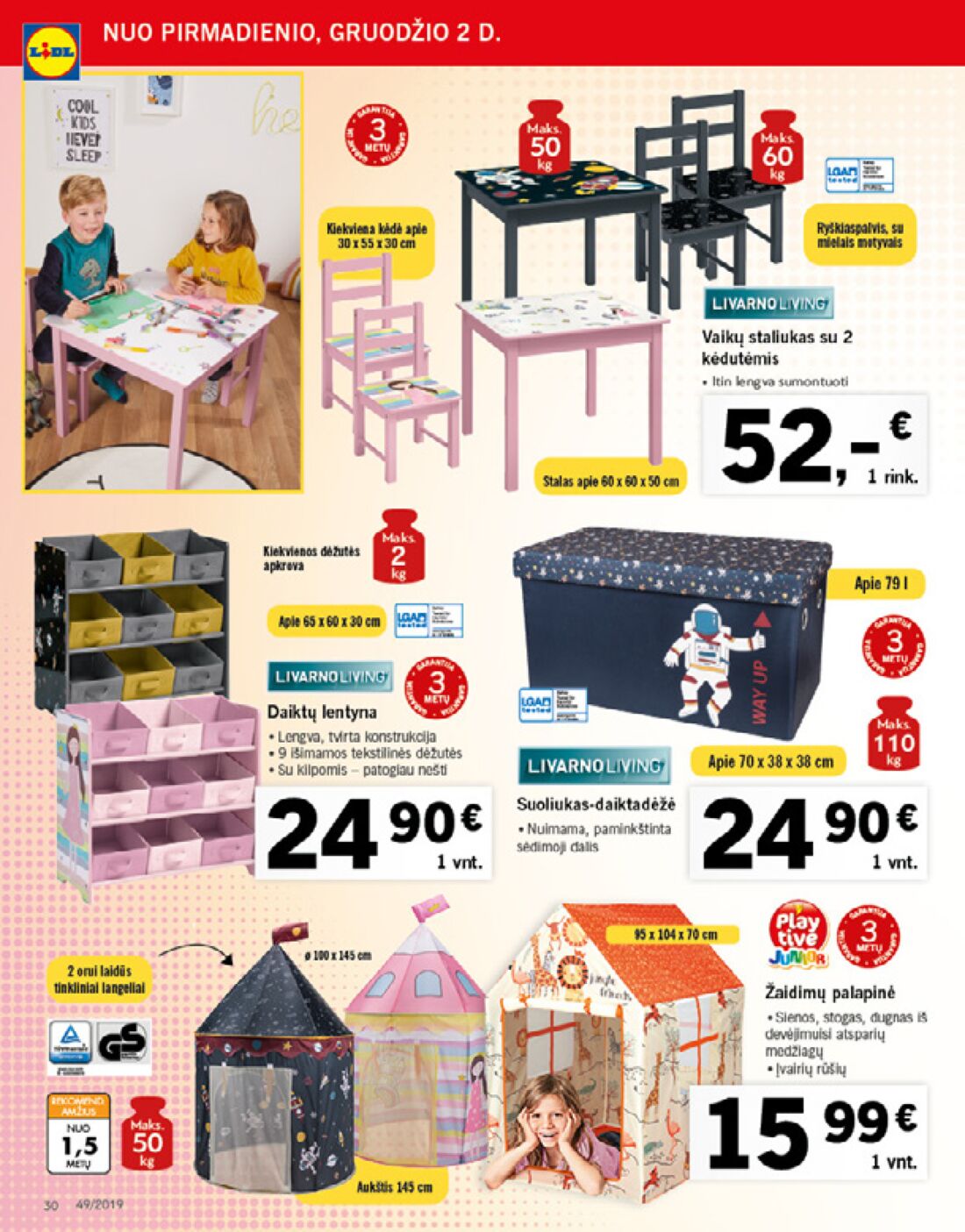Lidl savaitinis leidinys akcijos nuo 
  2019-12-02 iki 
  2019-12-08 | Leidinukas.lt puslapis 30