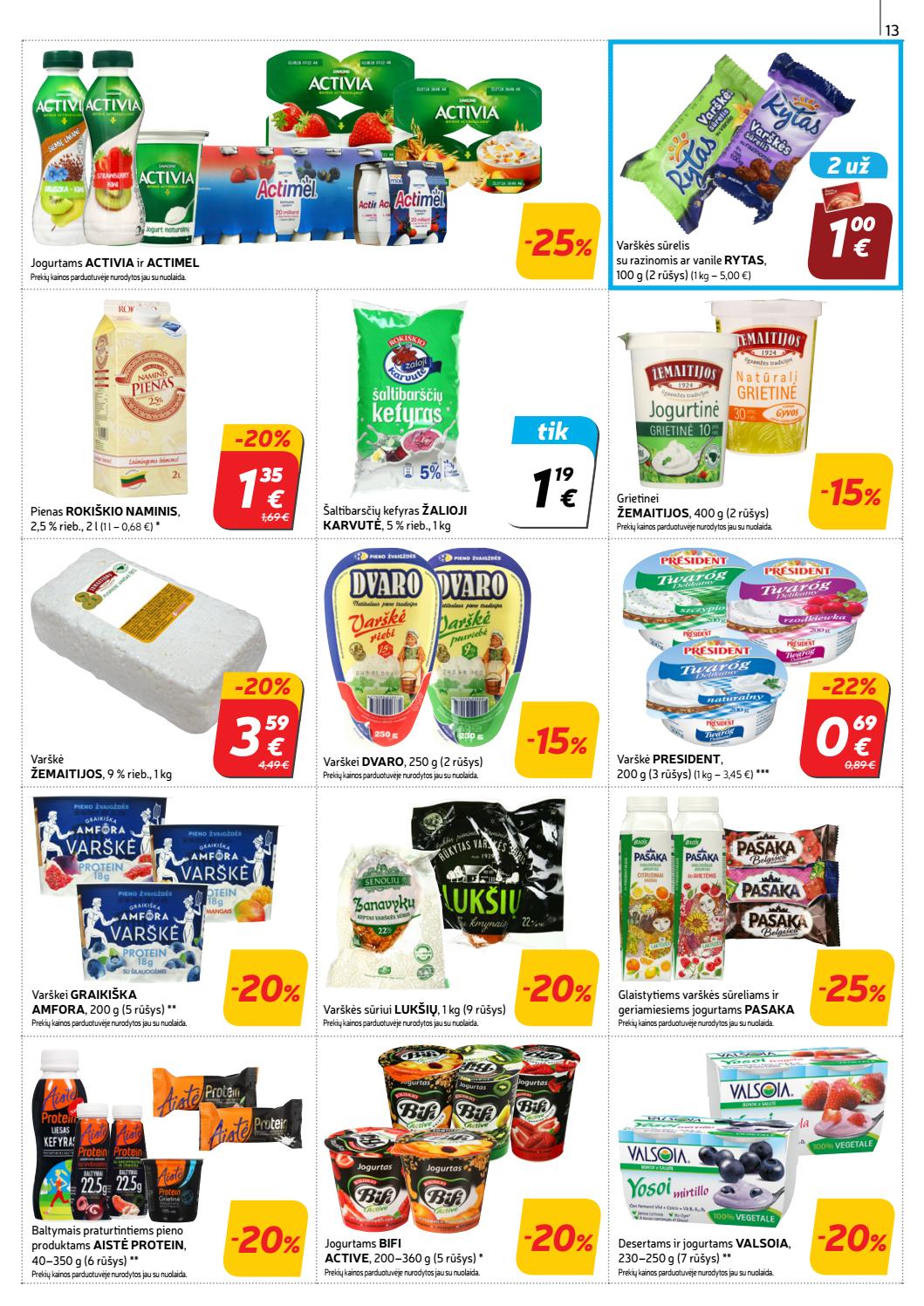 Rimi savaitinis leidinys akcijos nuo 
  2019-06-25 iki 
  2019-07-01 | Leidinukas.lt puslapis 13