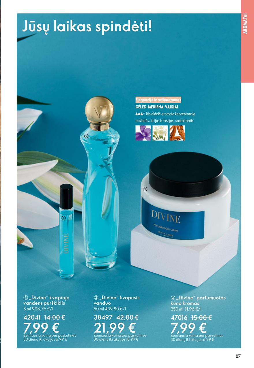 Oriflame katalogas akcijos nuo 
  2025-09-14 iki 
  2025-10-07 | Leidinukas.lt puslapis 87