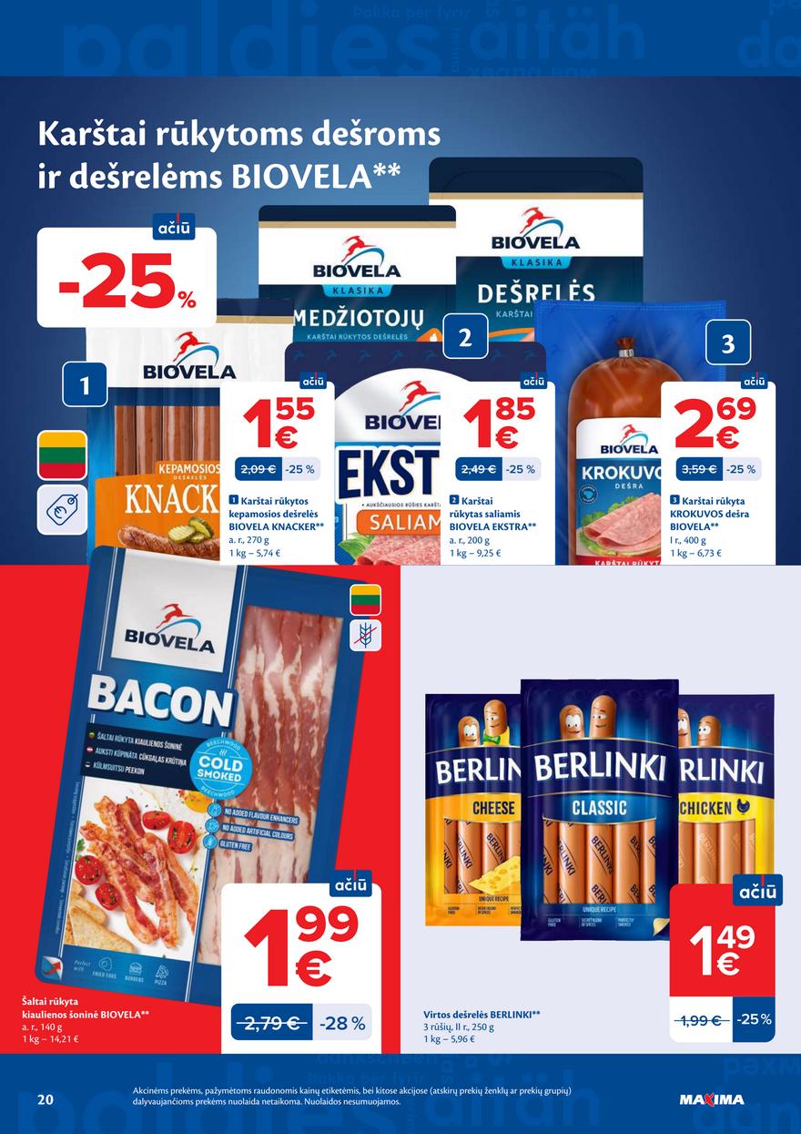 Maxima leidinys akcijos nuo 
  2026-07-21 iki 
  2026-07-27 | Leidinukas.lt puslapis 20