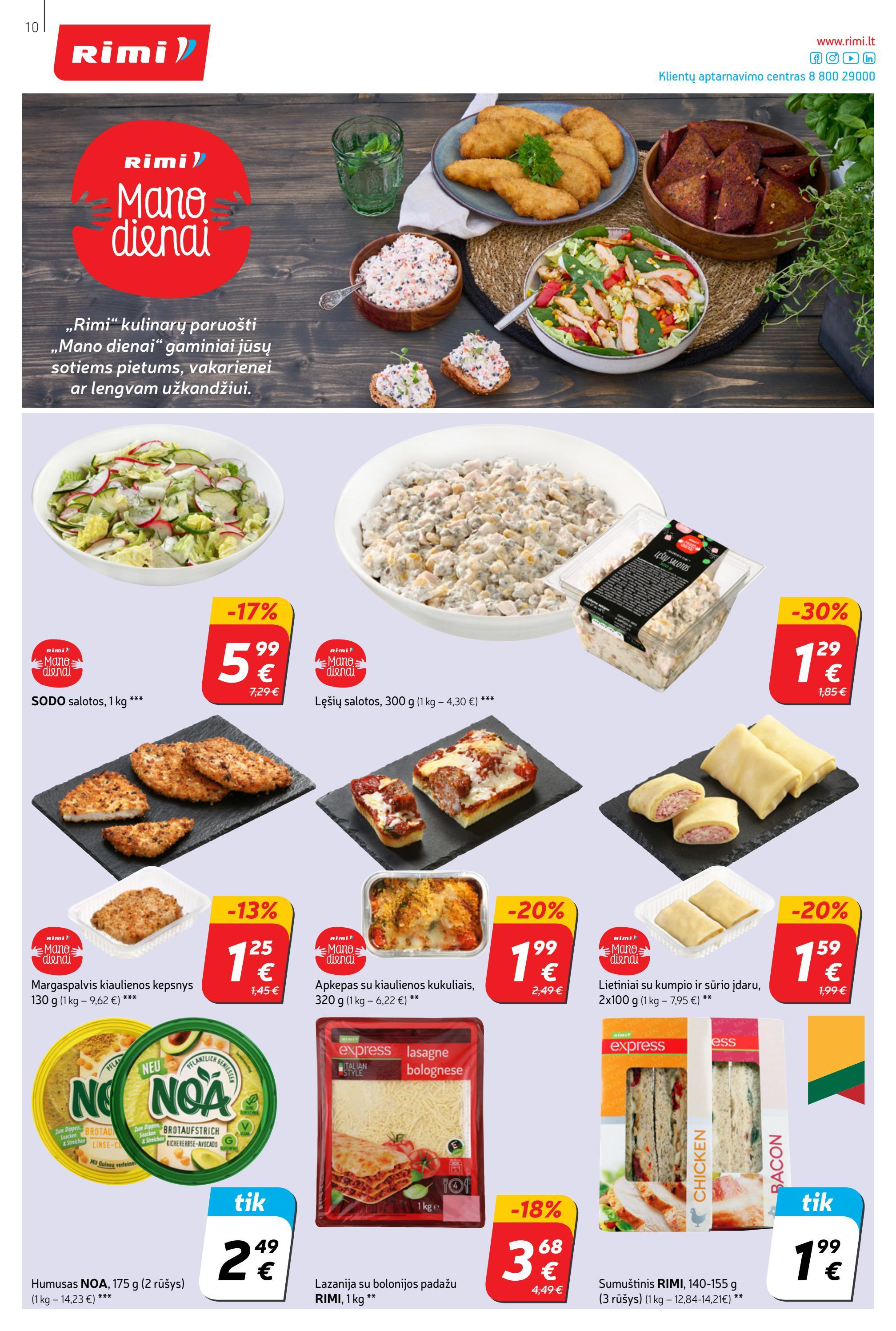 Rimi savaitinis leidinys akcijos nuo 
  2022-07-05 iki 
  2022-07-11 | Leidinukas.lt puslapis 10