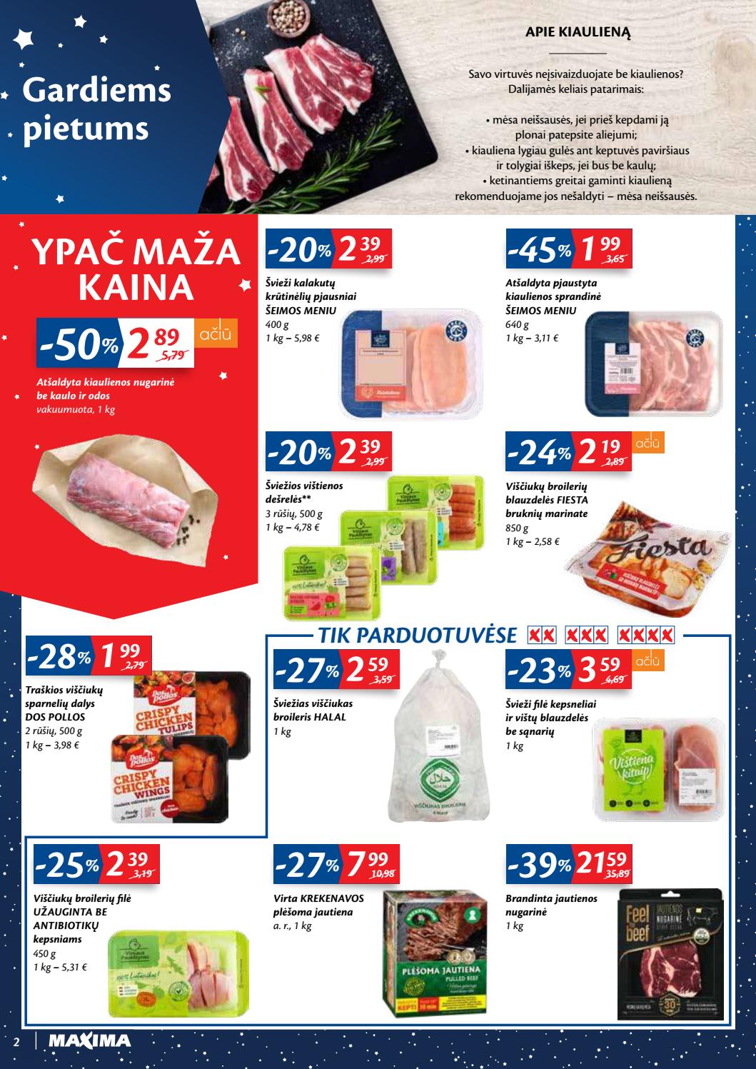 Maxima kaininis leidinys akcijos nuo 
  2020-12-29 iki 
  2021-01-04 | Leidinukas.lt puslapis 2
