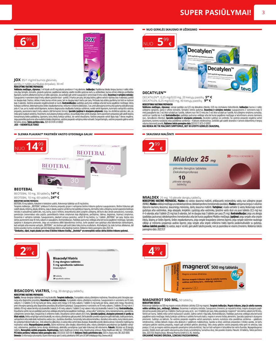 Norfos vaistinės leidinys akcijos nuo 
  2023-08-01 iki 
  2023-08-31 | Leidinukas.lt puslapis 3