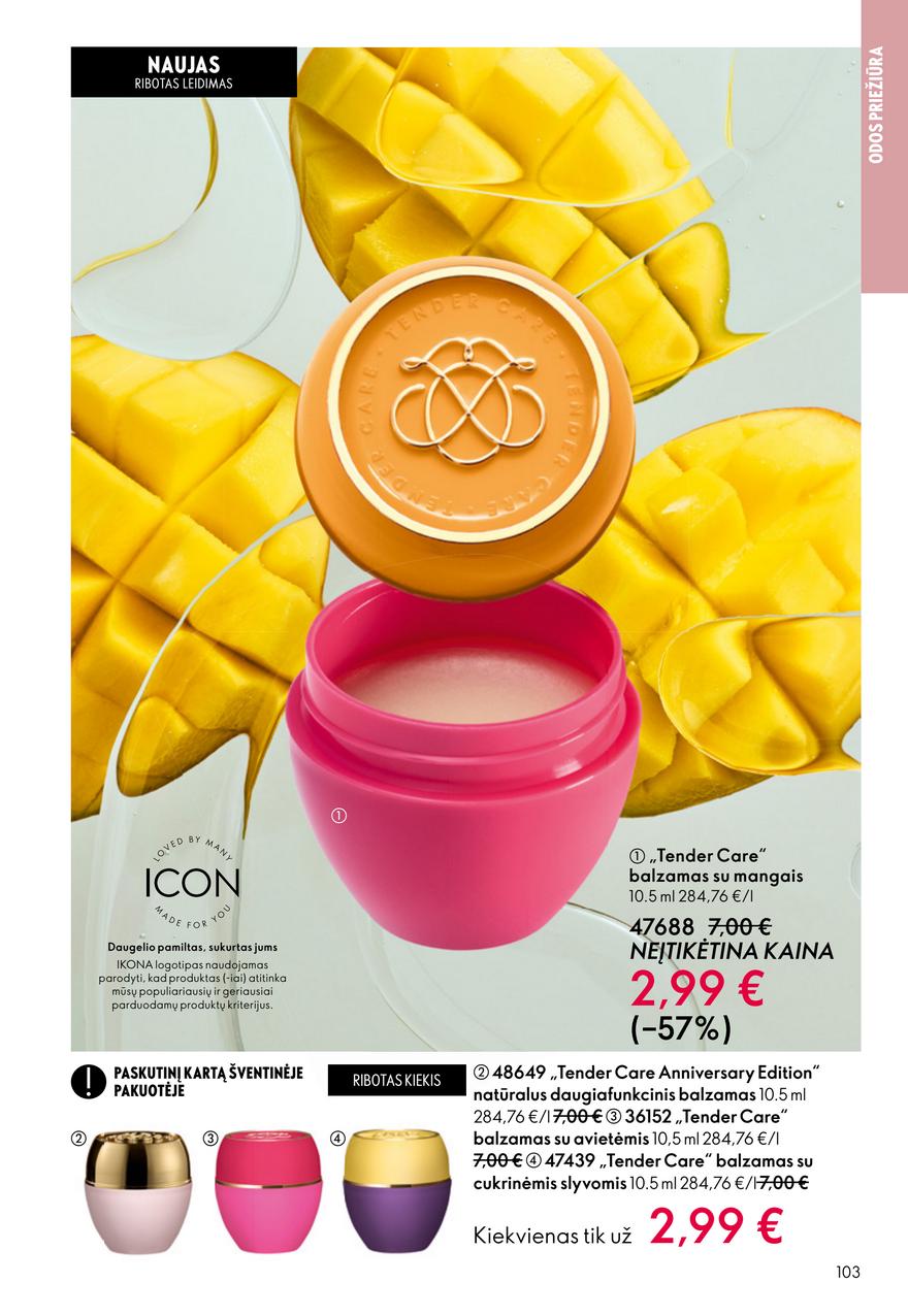 Oriflame katalogas akcijos nuo 
  2026-04-22 iki 
  2026-05-12 | Leidinukas.lt puslapis 103