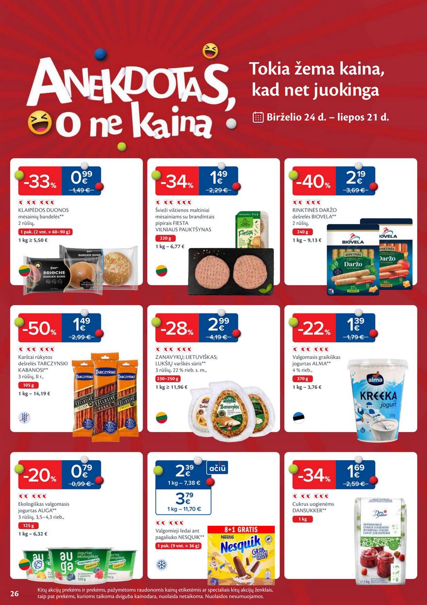 Maxima leidinys 28 akcijos nuo
2025-07-08 iki
2025-07-14 | Leidinukas.lt puslapis 26