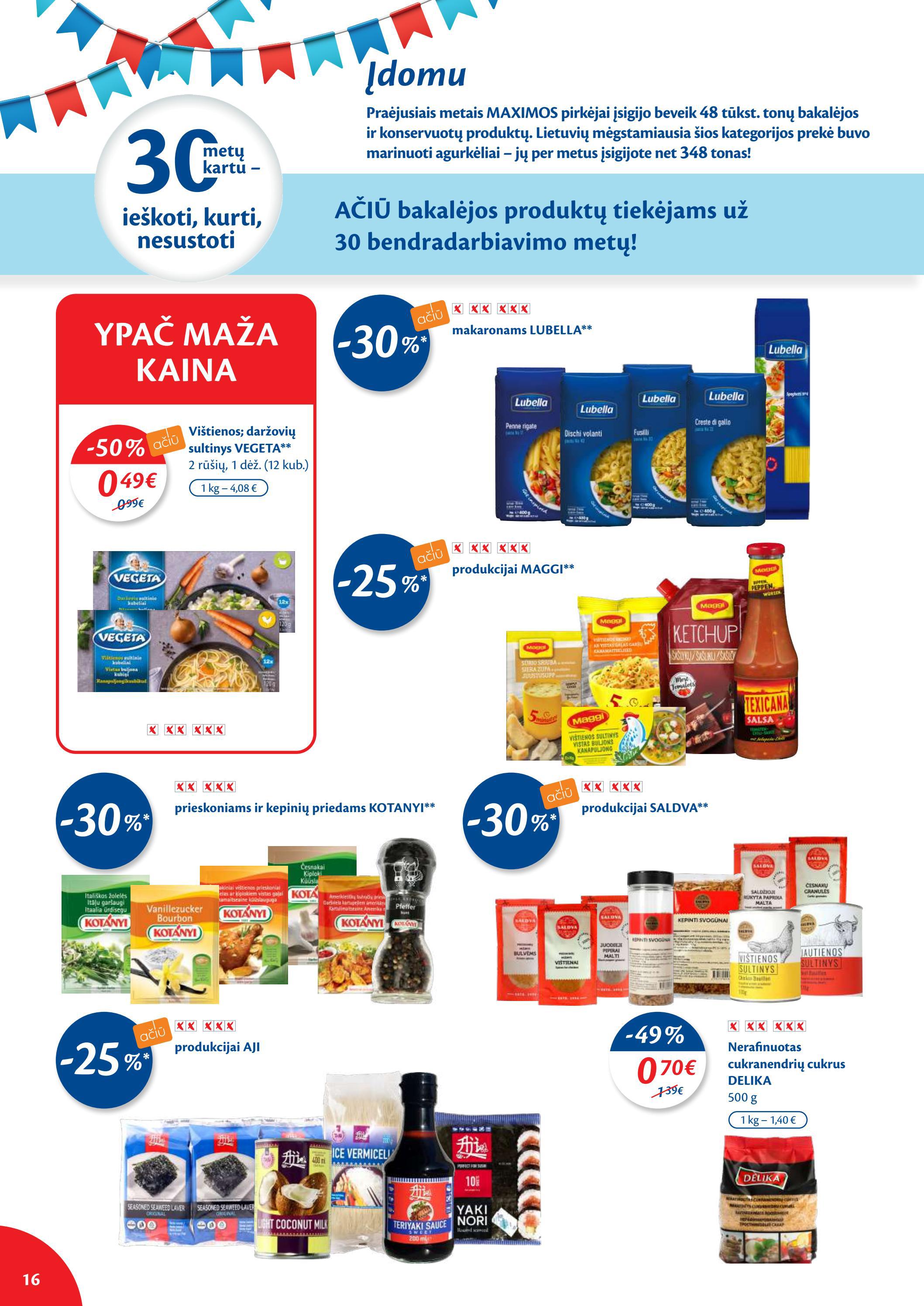Maxima kaininis leidinys akcijos nuo 
  2022-03-22 iki 
  2022-03-28 | Leidinukas.lt puslapis 16
