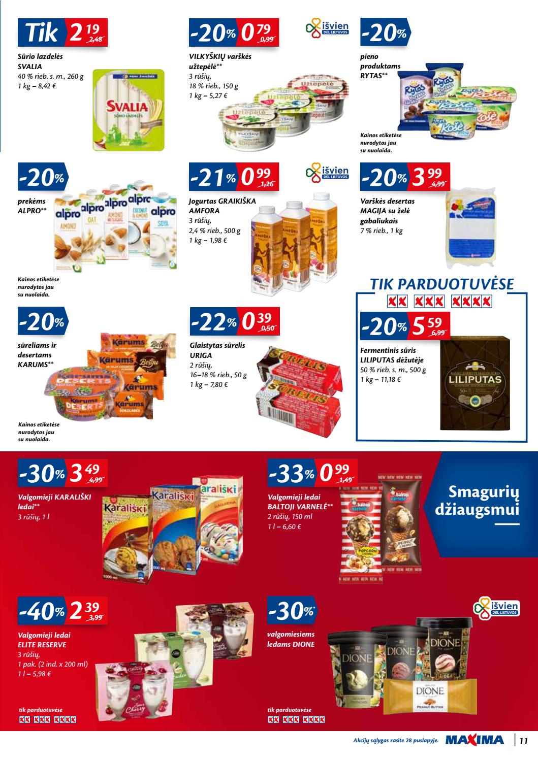 Maxima kaininis leidinys akcijos nuo 
  2020-11-17 iki 
  2020-11-23 | Leidinukas.lt puslapis 11