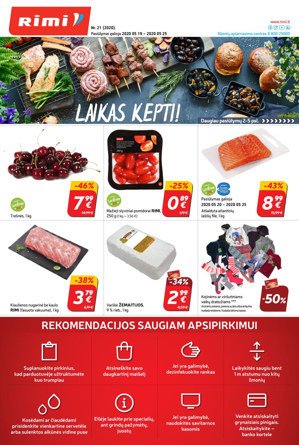 Rimi savaitinis leidinys akcijos nuo 
  2020-05-19 iki 
  2020-05-25 | Leidinukas.lt puslapis 1