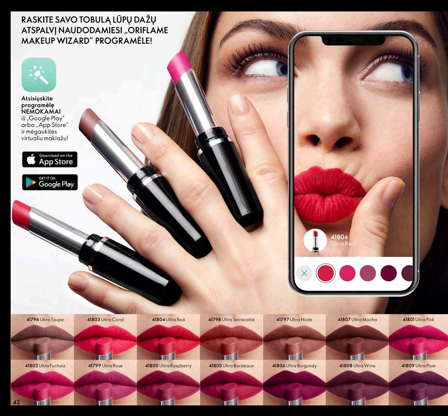 Oriflame katalogas akcijos nuo 
  2022-03-01 iki 
  2022-03-31 | Leidinukas.lt puslapis 42