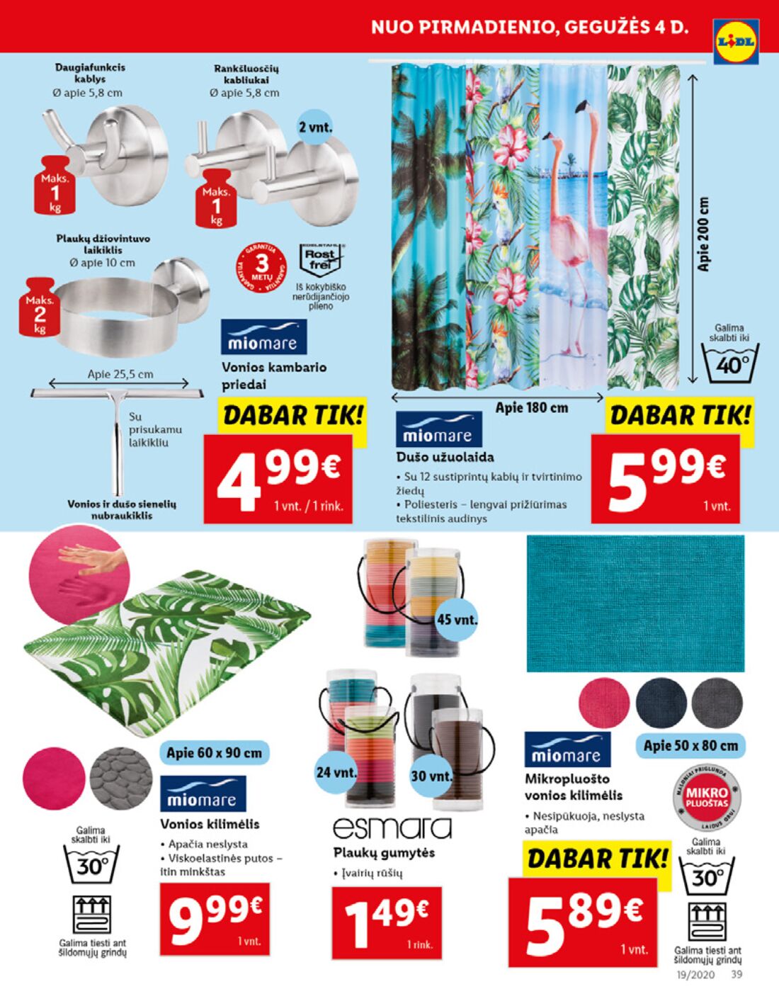 Lidl savaitinis leidinys akcijos nuo 
  2020-05-04 iki 
  2020-05-10 | Leidinukas.lt puslapis 39