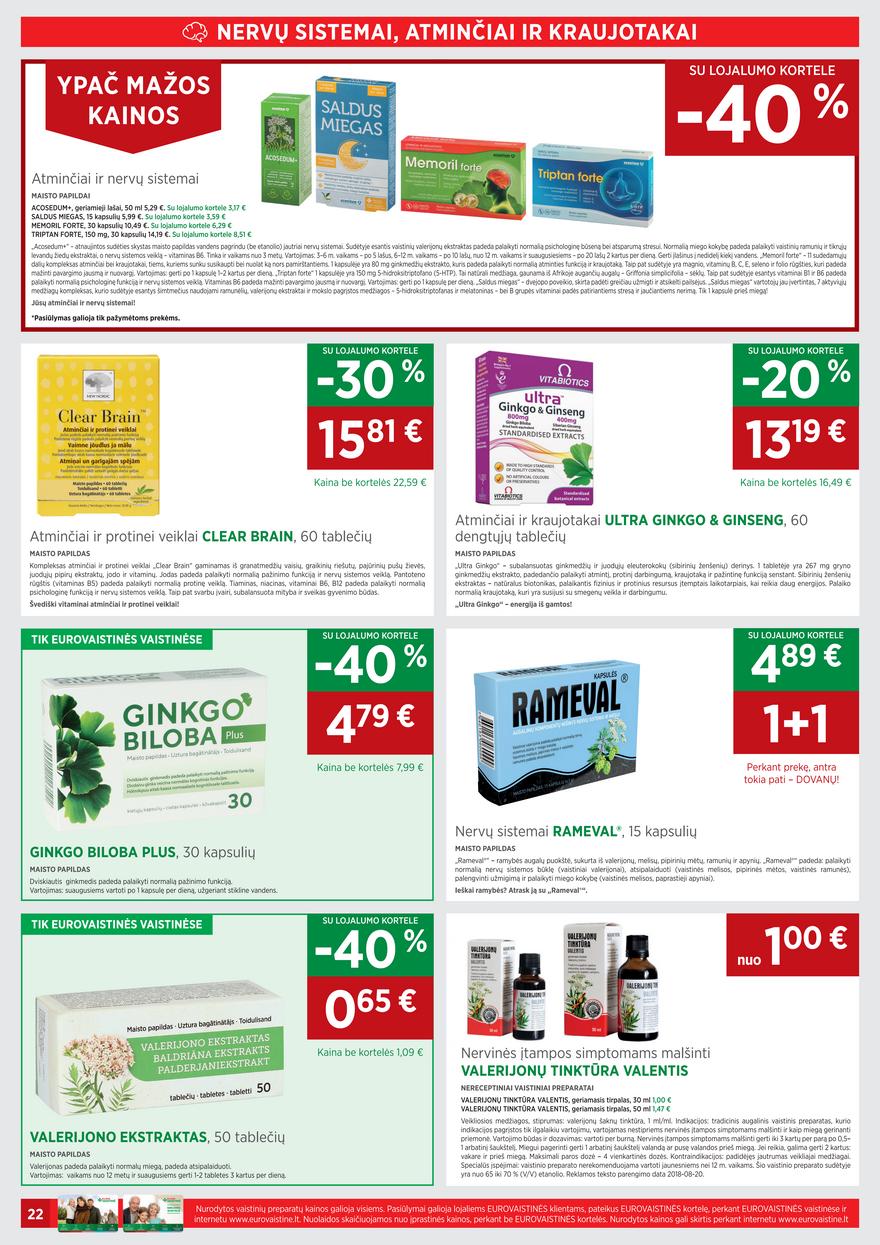 Euro vaistinė leidinys akcijos nuo 
  2021-11-01 iki 
  2021-11-30 | Leidinukas.lt puslapis 22
