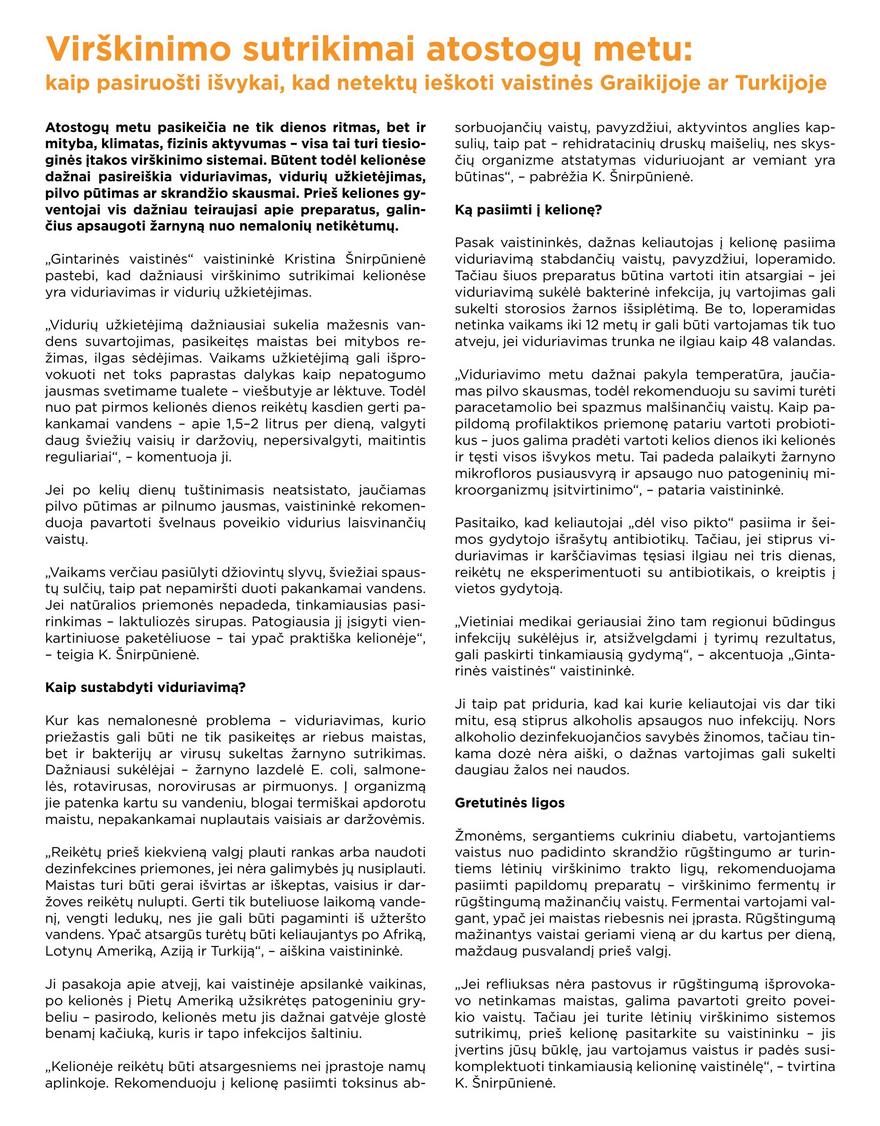 Gintarinės vaistinės leidinys akcijos nuo 
  2025-07-01 iki 
  2025-07-31 | Leidinukas.lt puslapis 20