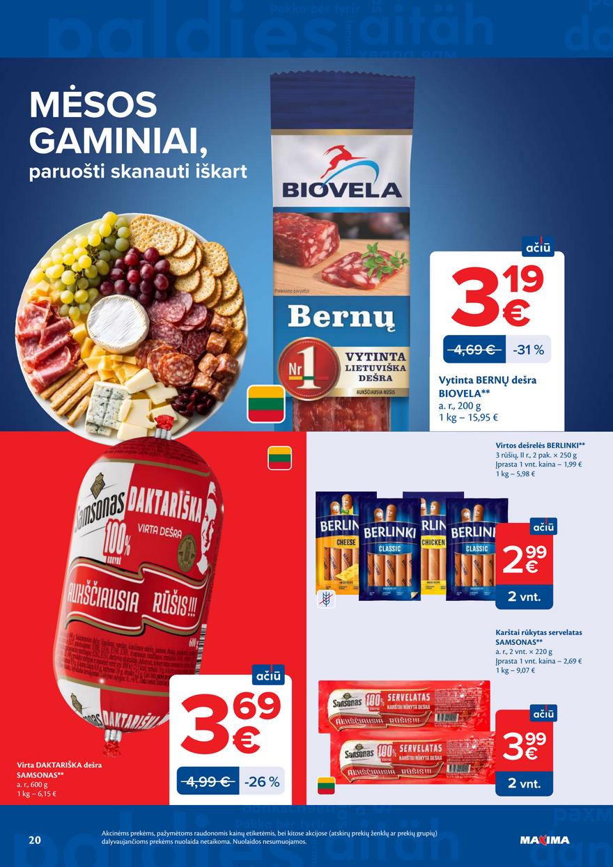 Maxima leidinys akcijos nuo 
  2026-06-23 iki 
  2026-06-29 | Leidinukas.lt puslapis 20