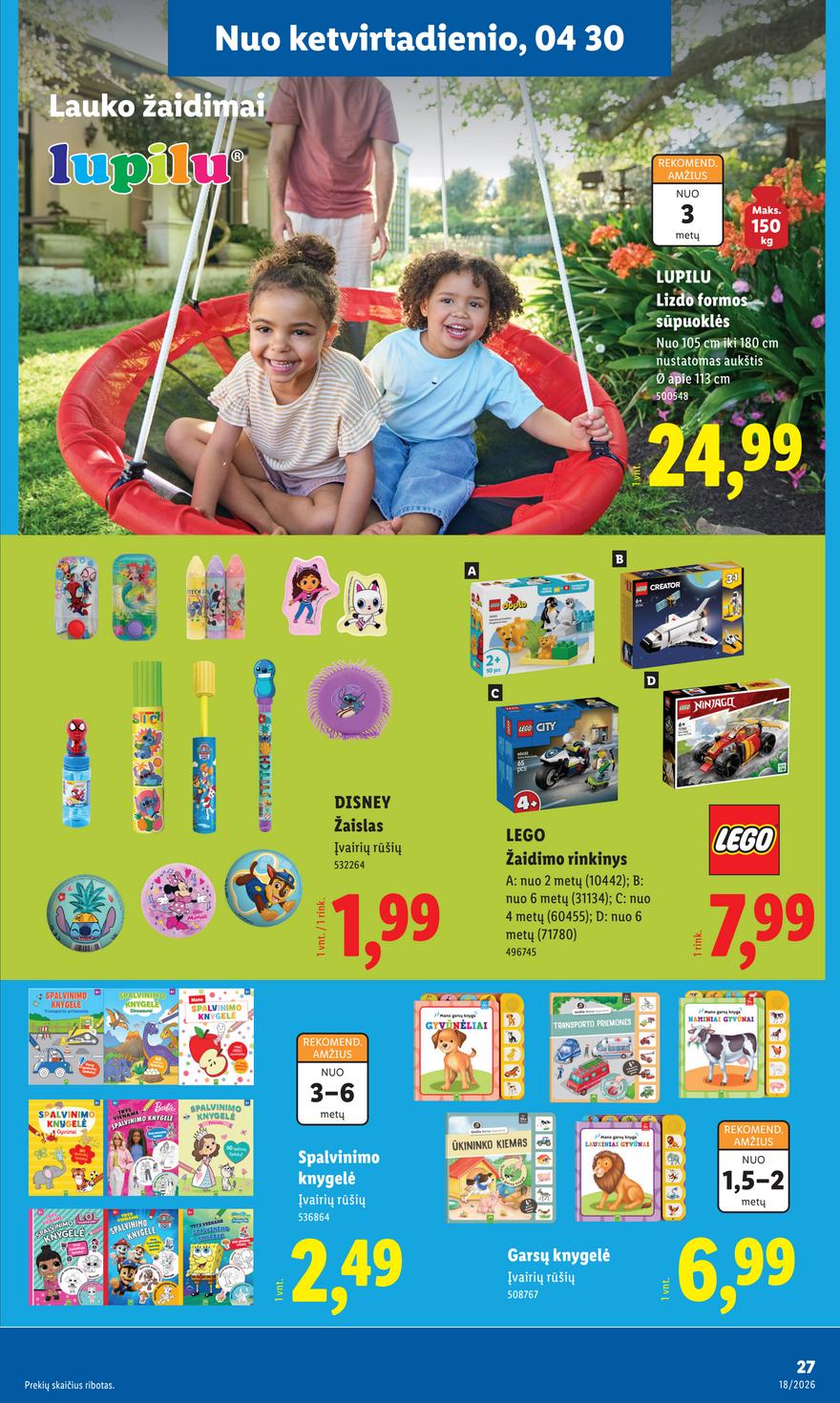 Lidl leidinys akcijos nuo 
  2026-04-27 iki 
  2026-05-03 | Leidinukas.lt puslapis 27