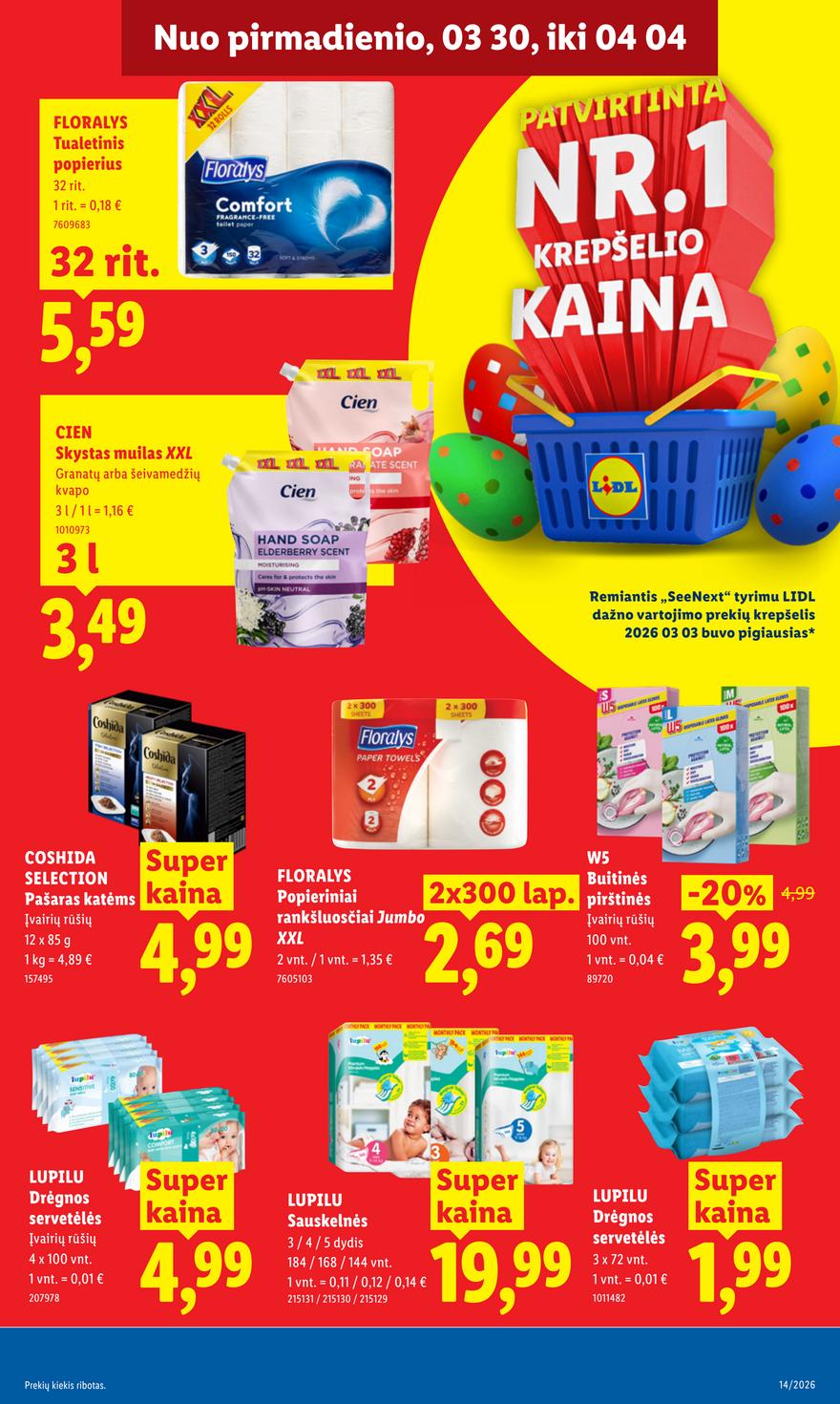 Lidl leidinys akcijos nuo 
  2026-03-30 iki 
  2026-04-04 | Leidinukas.lt puslapis 23