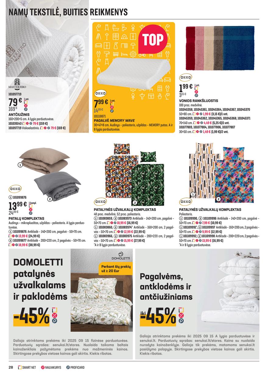 Senukai leidinys akcijos nuo 
  2025-08-20 iki 
  2025-09-15 | Leidinukas.lt puslapis 28
