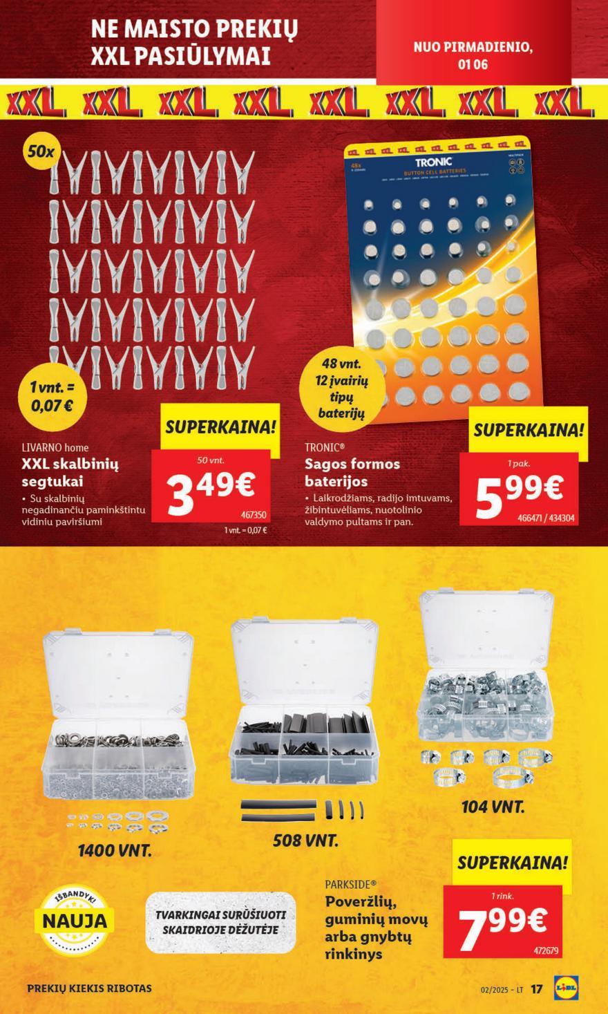 Lidl ne maisto leidinys akcijos nuo 
  2025-01-06 iki 
  2025-01-12 | Leidinukas.lt puslapis 17