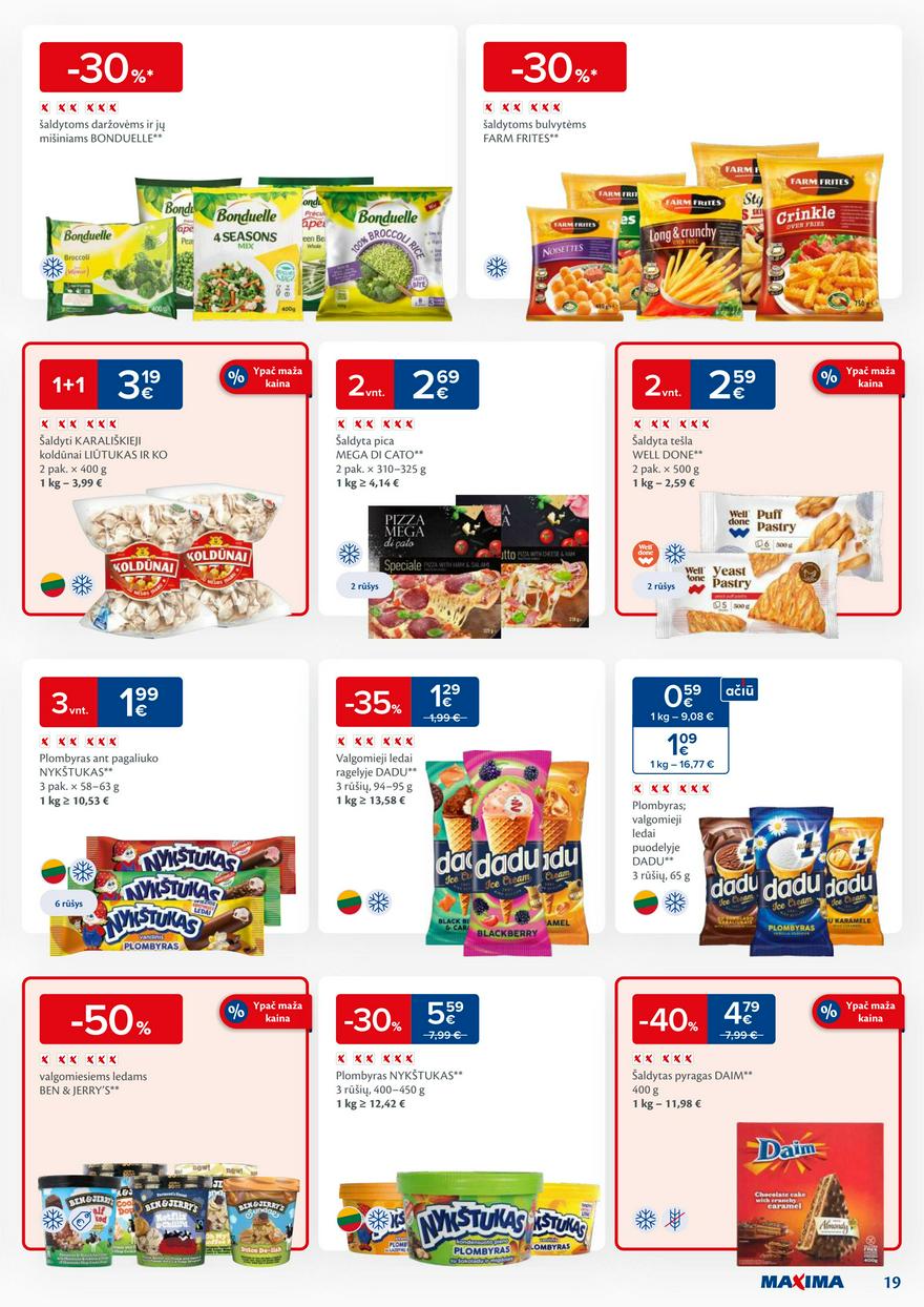 Maxima leidinys akcijos nuo 
  2024-03-26 iki 
  2024-04-01 | Leidinukas.lt puslapis 19
