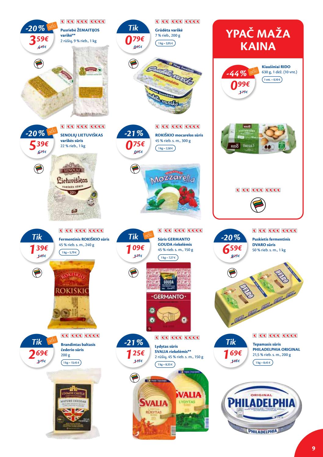 Maxima kaininis leidinys akcijos nuo 
  2021-01-19 iki 
  2021-01-25 | Leidinukas.lt puslapis 9