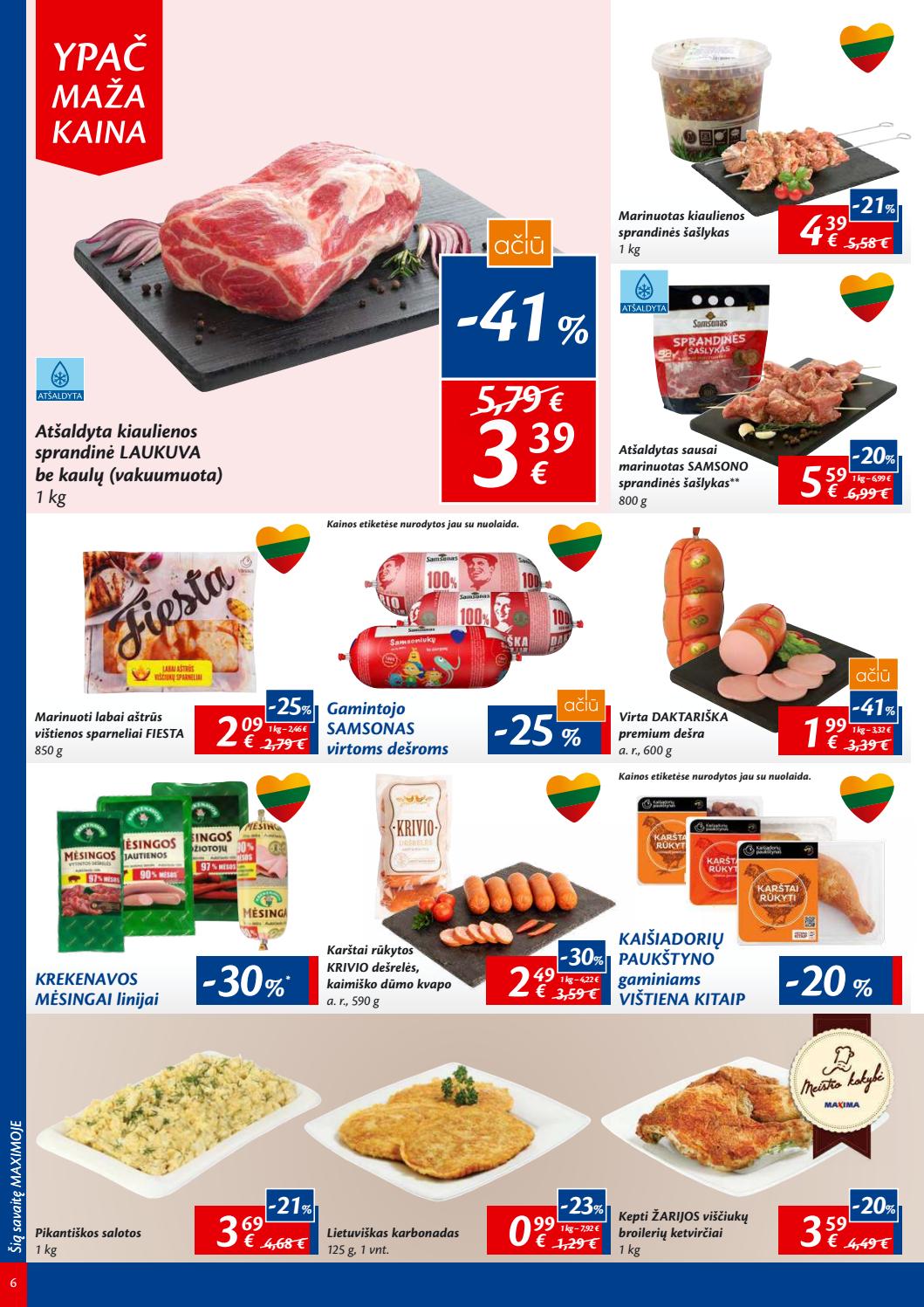 Maxima kaininis leidinys akcijos nuo 
  2019-08-20 iki 
  2019-08-26 | Leidinukas.lt puslapis 6