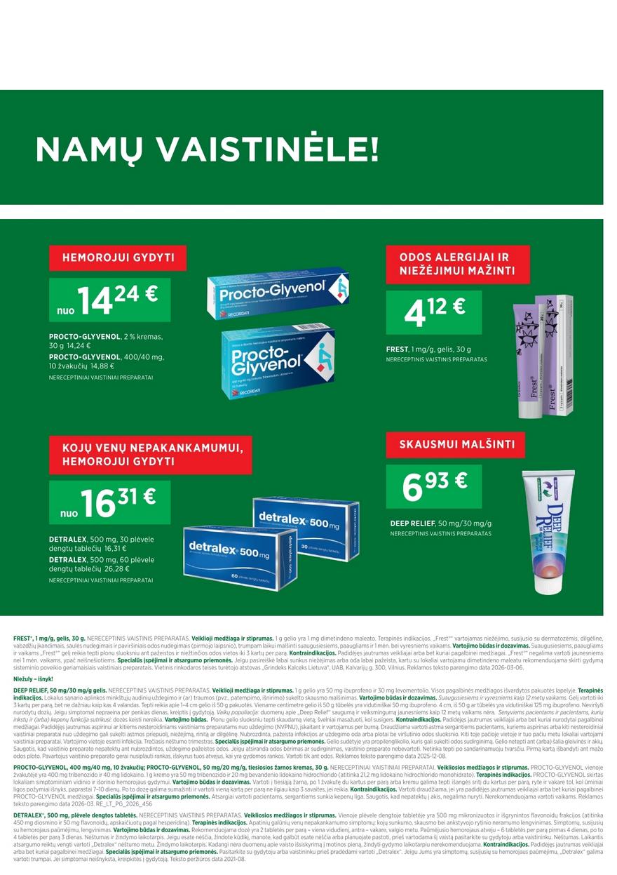 Euro vaistinė katalogas akcijos nuo 
  2026-05-01 iki 
  2026-05-31 | Leidinukas.lt puslapis 7