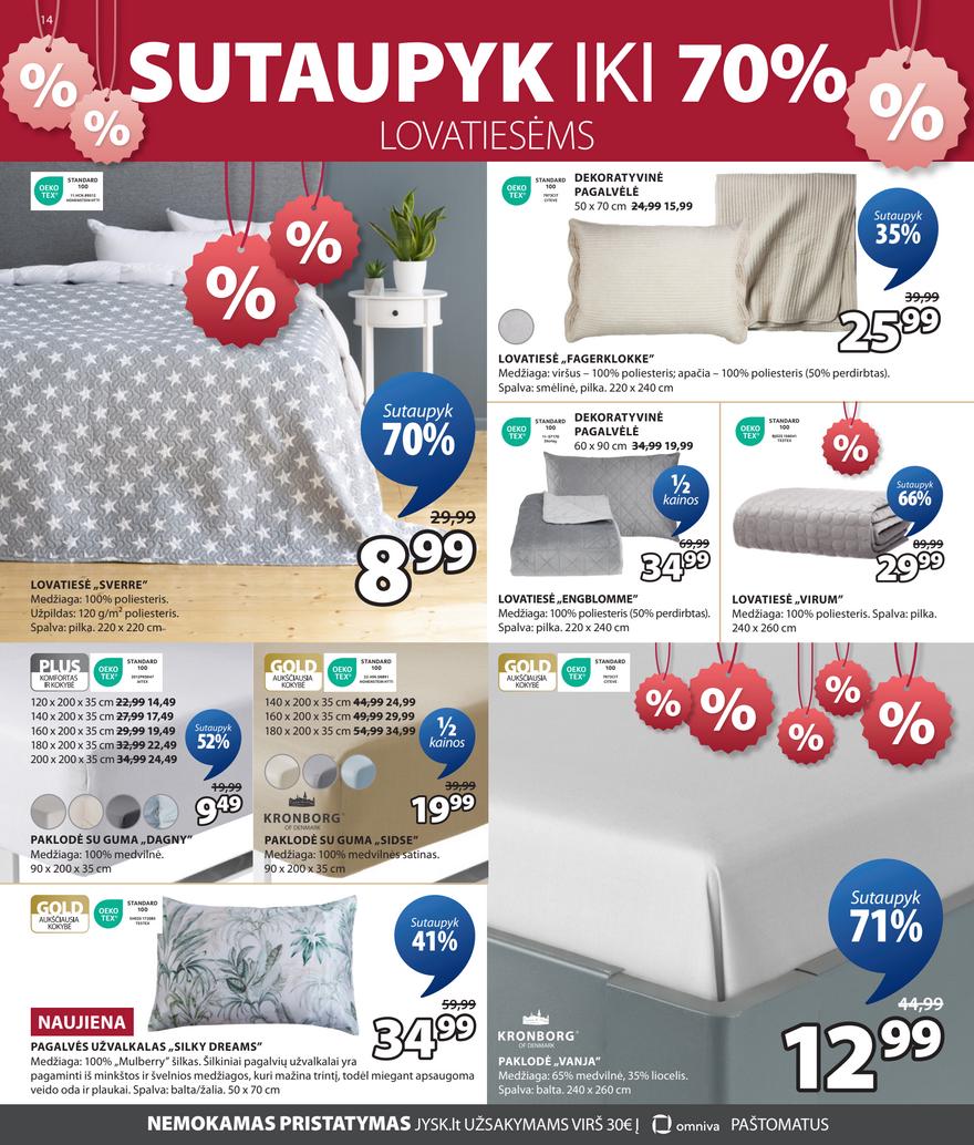 Jysk akcijų leidinys akcijos nuo 
  2025-07-15 iki 
  2025-07-28 | Leidinukas.lt puslapis 14