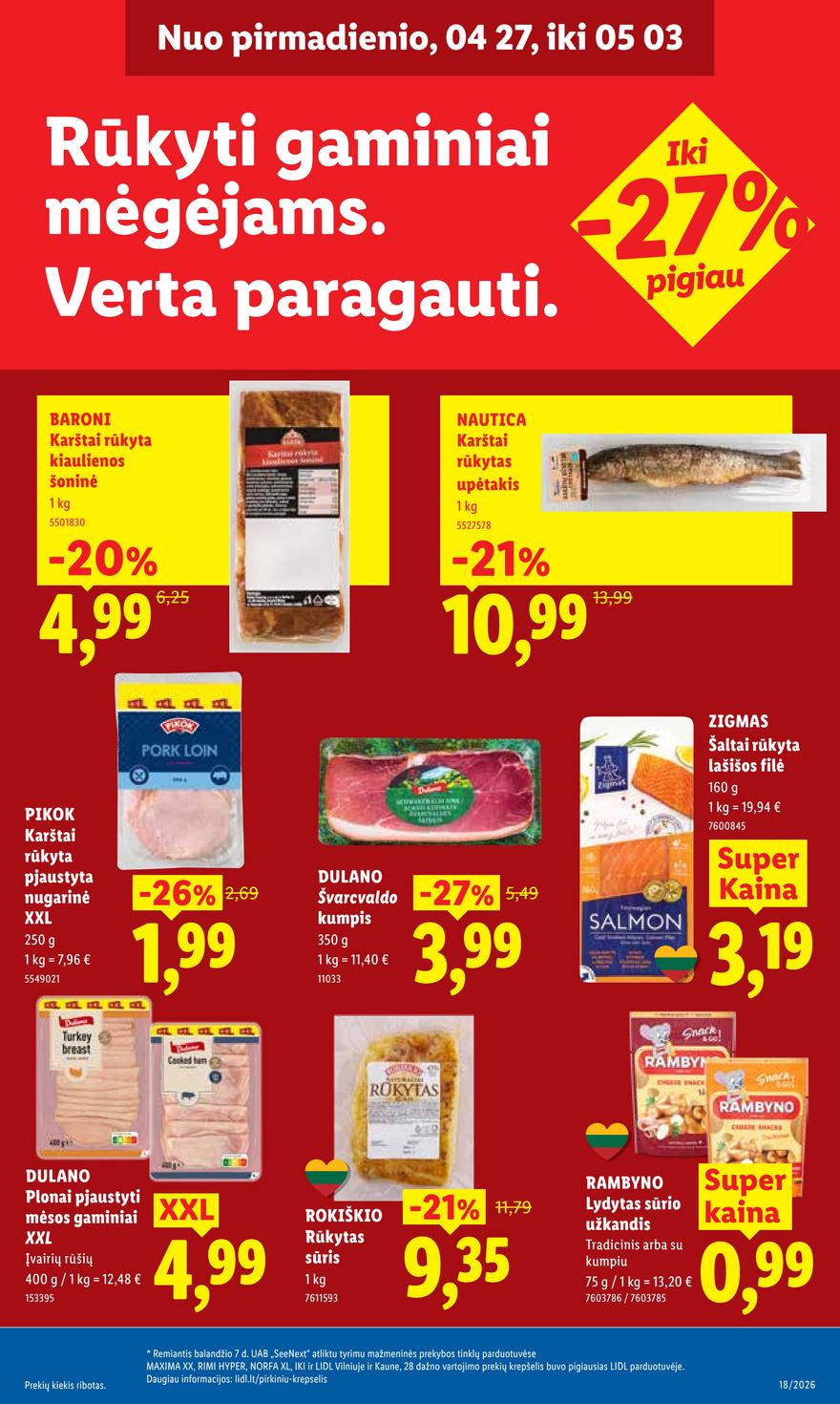Lidl leidinys naujas akcijos nuo 
  2026-04-27 iki 
  2026-05-03 | Leidinukas.lt puslapis 15