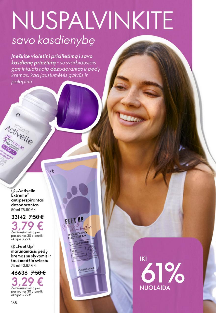 Oriflame katalogas akcijos nuo 
  2026-02-18 iki 
  2026-03-10 | Leidinukas.lt puslapis 168