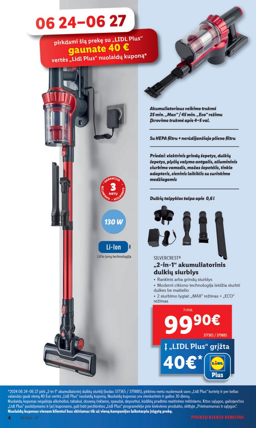 Lidl leidinys akcijos nuo 
  2024-06-24 iki 
  2024-06-30 | Leidinukas.lt puslapis 4