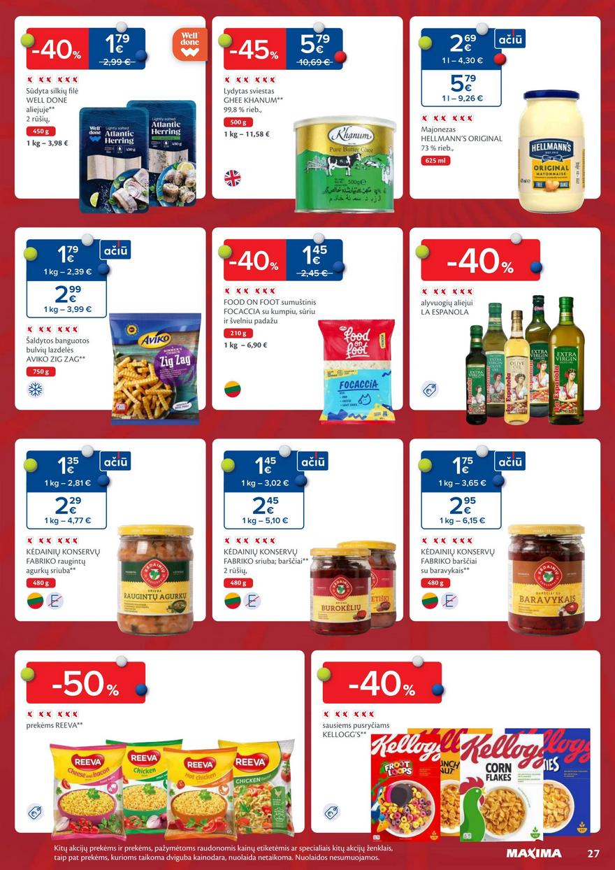 Maxima savaitinis leidinys 46 akcijos nuo
2024-11-12 iki
2024-11-18 | Leidinukas.lt puslapis 27