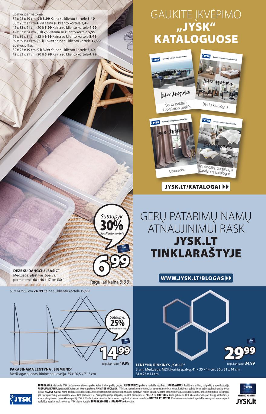 Jysk leidinys akcijos nuo 
  2022-08-16 iki 
  2022-09-12 | Leidinukas.lt puslapis 33