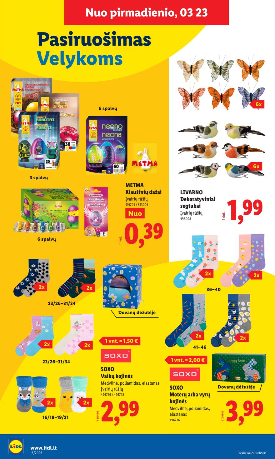 Lidl ne maisto leidinys akcijos nuo 
  2026-03-23 iki 
  2026-03-29 | Leidinukas.lt puslapis 10