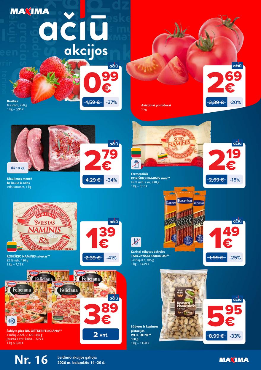 Maxima leidinys akcijos nuo 
  2026-04-14 iki 
  2026-04-20 | Leidinukas.lt puslapis 1