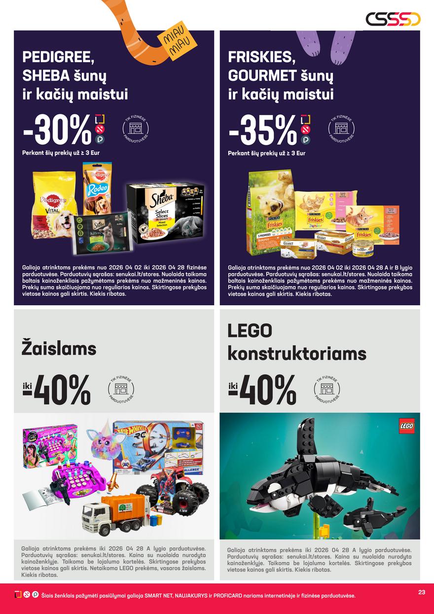 Senukai leidinys akcijos nuo 
  2026-03-31 iki 
  2026-04-13 | Leidinukas.lt puslapis 23