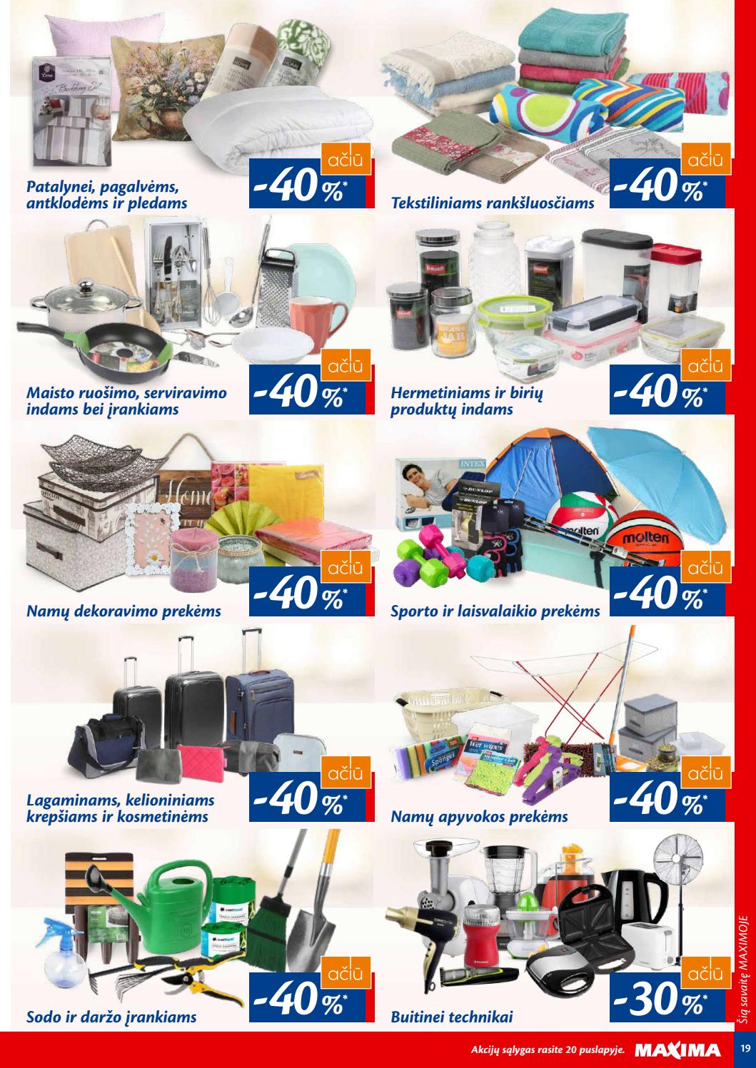 Maxima kaininis leidinys akcijos nuo 
  2019-06-18 iki 
  2019-06-24 | Leidinukas.lt puslapis 19