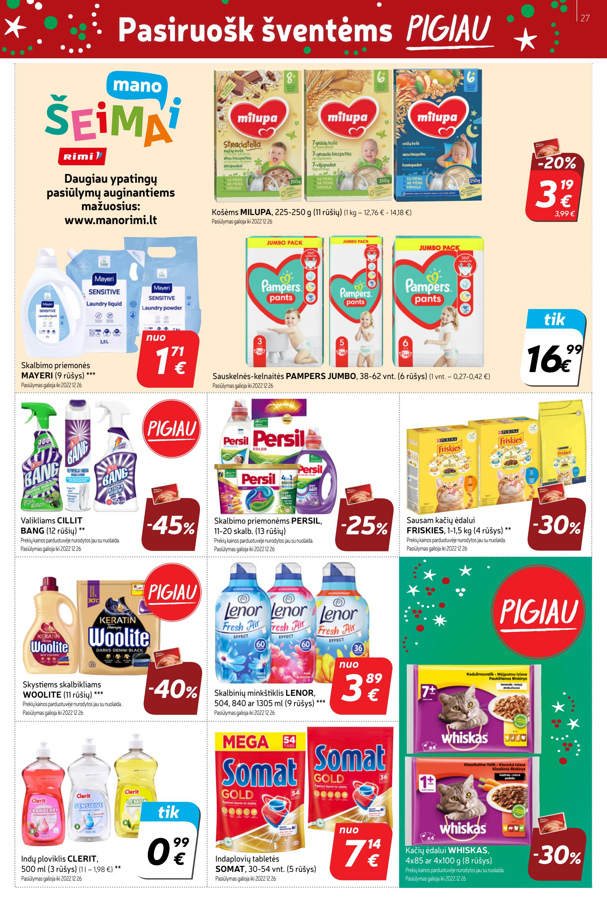 Rimi savaitinis leidinys akcijos nuo 
  2022-12-13 iki 
  2022-12-19 | Leidinukas.lt puslapis 27