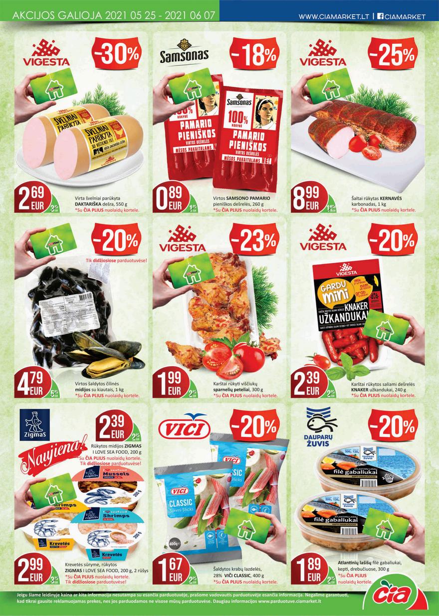 Čia market leidinys akcijos nuo 
  2021-05-25 iki 
  2021-06-07 | Leidinukas.lt puslapis 4