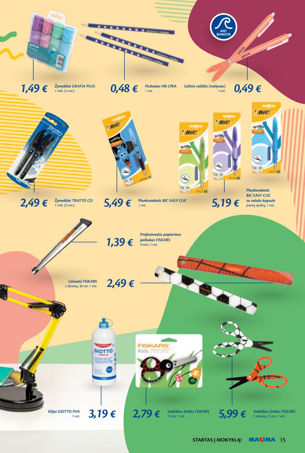 Maxima kaininis leidinys akcijos nuo 
  2019-08-08 iki 
  2019-09-11 | Leidinukas.lt puslapis 15