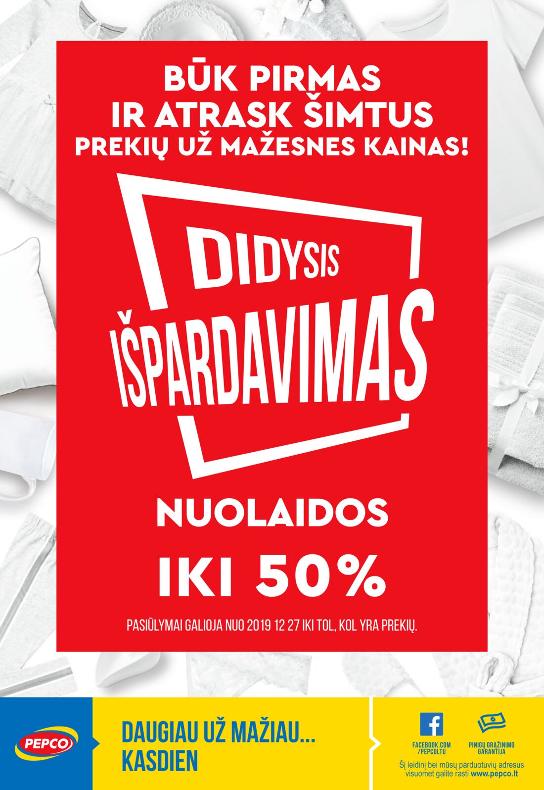 Pepco leidinys akcijos nuo 
  2019-12-27 iki 
  2020-01-08 | Leidinukas.lt puslapis 8