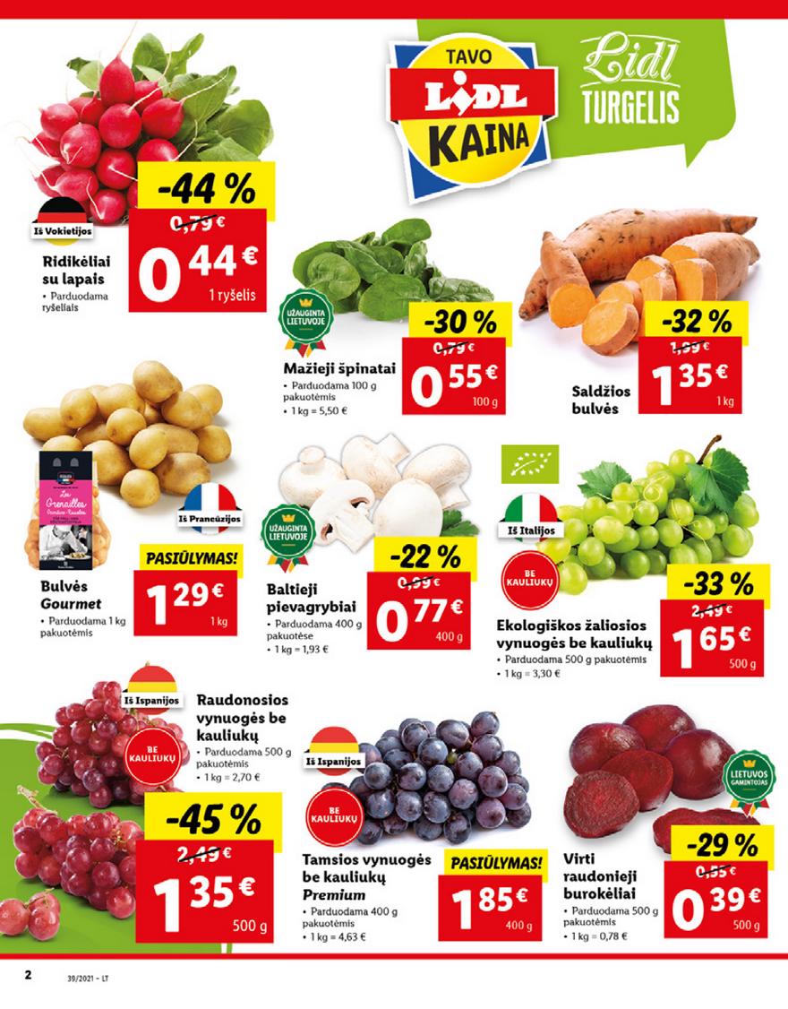 Lidl maisto prekių pasiūlymai akcijos nuo 
  2021-09-27 iki 
  2021-10-03 | Leidinukas.lt puslapis 2