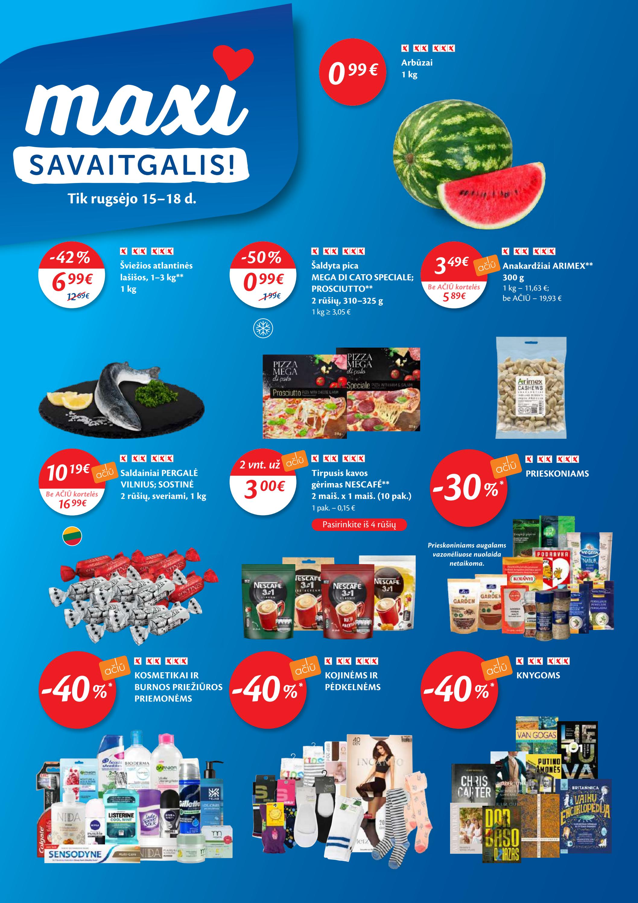 Maxima kaininis leidinys akcijos nuo 
  2022-09-13 iki 
  2022-09-19 | Leidinukas.lt puslapis 32