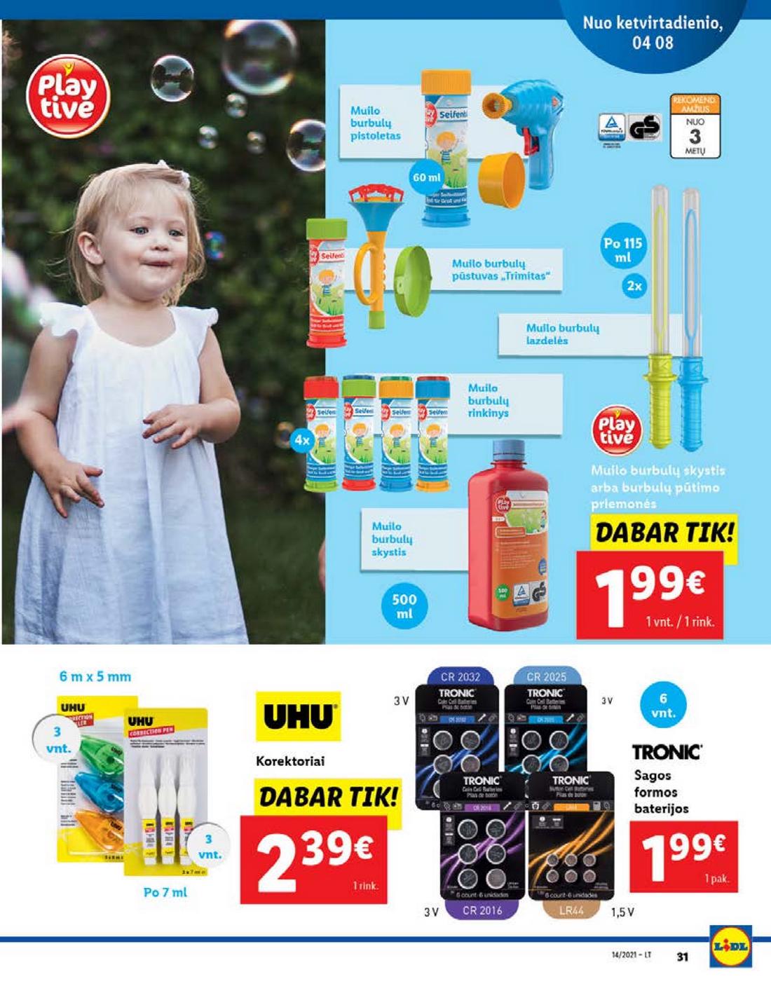 Ldil ne maisto prekių pasiūlymai. akcijos nuo 
  2021-04-05 iki 
  2021-04-11 | Leidinukas.lt puslapis 31