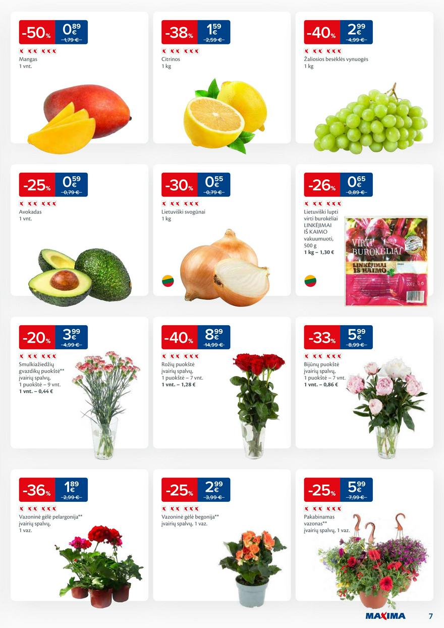 Maxima leidinys akcijos nuo 
  2024-05-28 iki 
  2024-06-03 | Leidinukas.lt puslapis 7