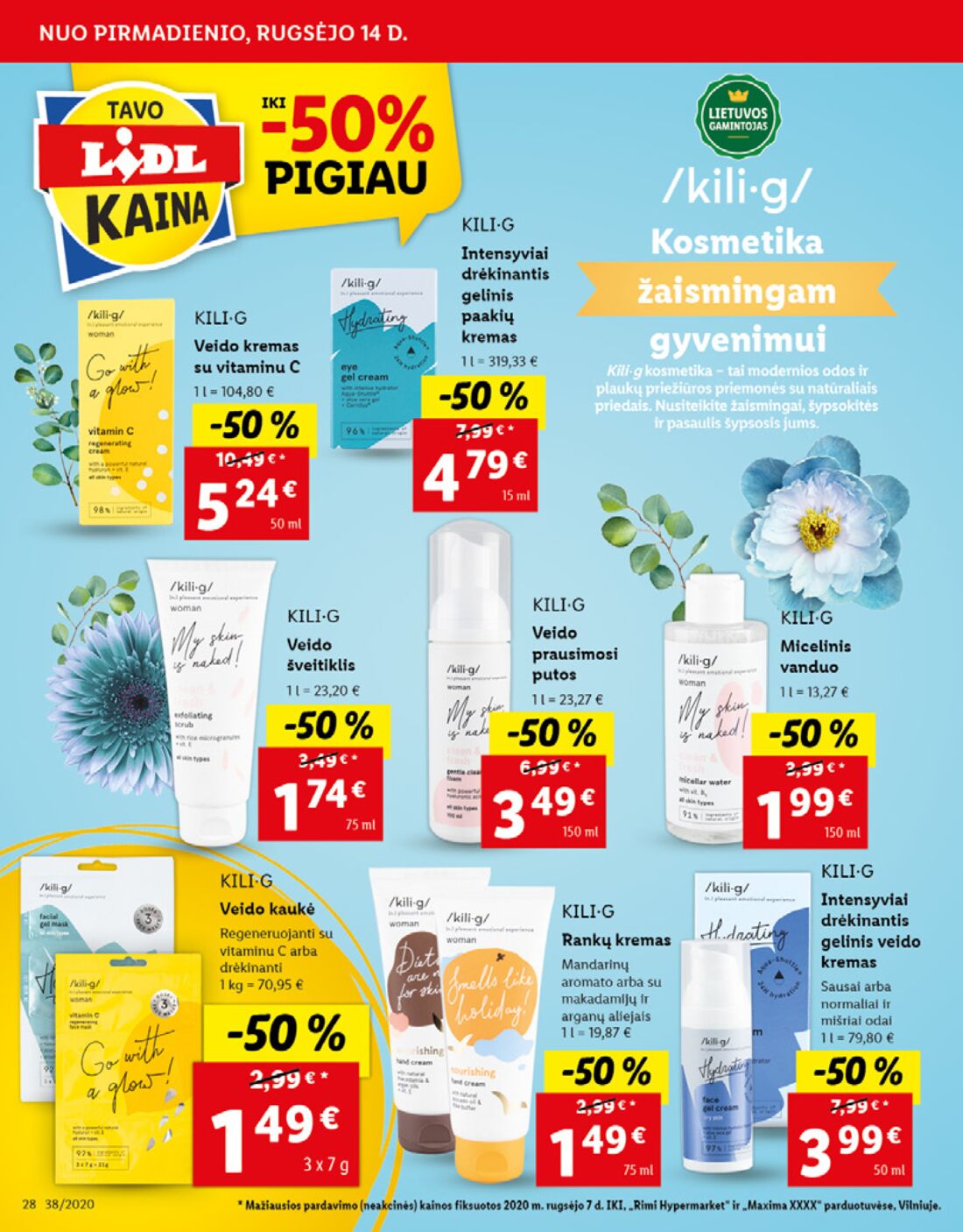 Lidl savaitinis leidinys akcijos nuo 
  2020-09-14 iki 
  2020-09-20 | Leidinukas.lt puslapis 28