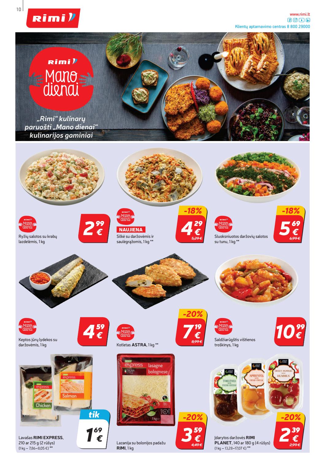 Rimi savaitinis leidinys akcijos nuo 
  2021-01-12 iki 
  2021-01-18 | Leidinukas.lt puslapis 10