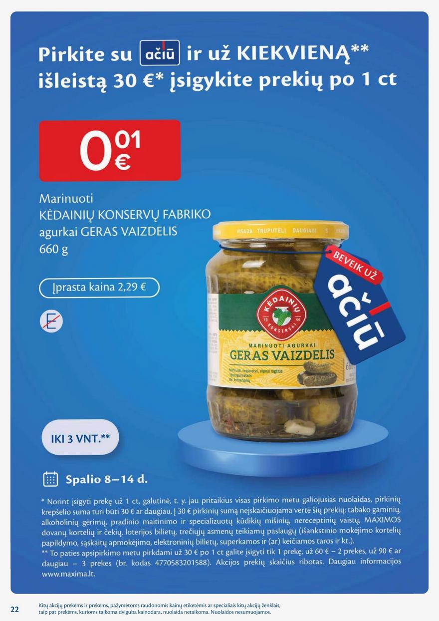 Maxima leidinys 41 akcijos nuo
2024-10-08 iki
2024-10-14 | Leidinukas.lt puslapis 22