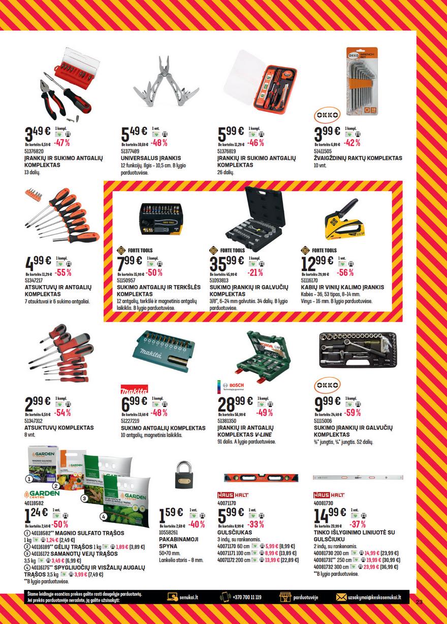 Senukai leidinys akcijos nuo 
  2021-07-01 iki 
  2021-07-19 | Leidinukas.lt puslapis 23